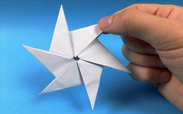 怎么用纸做飞镖可以飞的旋转飞镖教程[用纸做飞镖超简单可以飞回来]