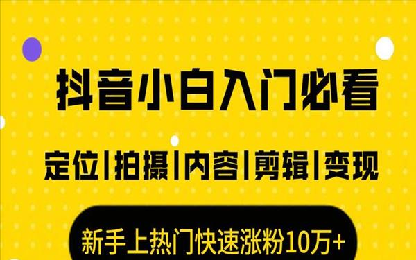 抖音上怎么样快速涨粉【如何使抖音快速涨粉】