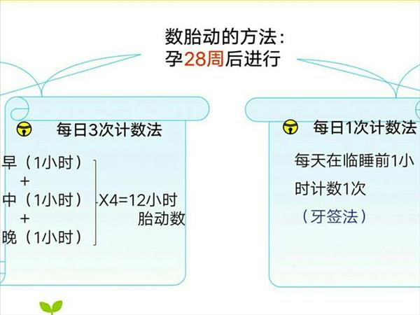 胎动怎样属于正常(数胎动的正确方法)